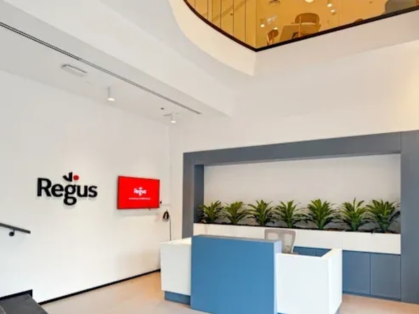 Modern and welcoming workspace with greenery and abundant natural light in Port Saeed Deira, Dubai.