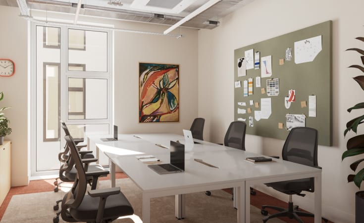 Image 1 of 14 Person Private Office | 424 Sq. Ft.