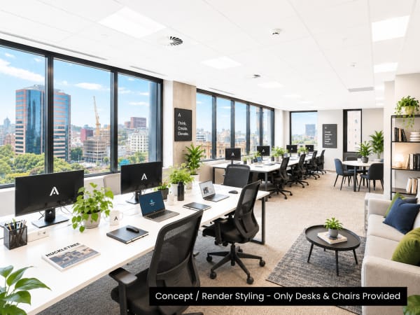 Concept styling of actual office.