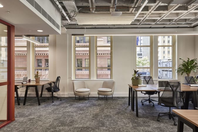 Image 1 of 13 Person Office comprises of 10 Workstations with 3pax Internal Meeting Room