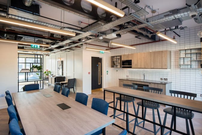 Image 1 of 60 Person Private Office with Communal Lounge, Break-out & Terrace | 3,767 Sq. Ft.