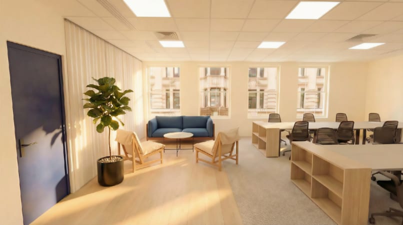 Image 1 of 50 Person Private Office with 3 Meeting Rooms, Kitchen & Breakout | 2,710 Sq. Ft.