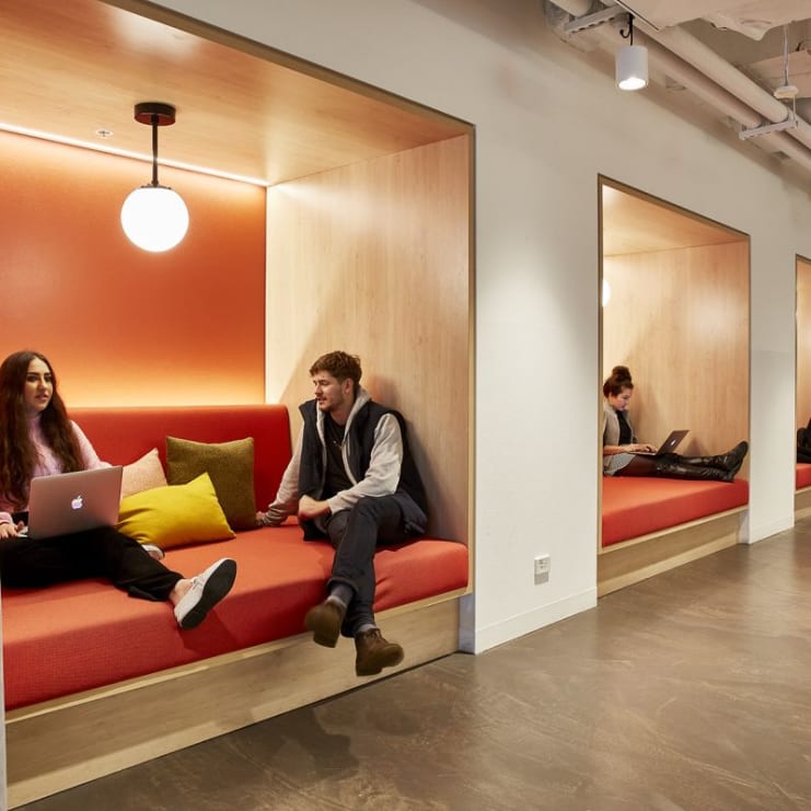 62 Person Private Office in Sydney with 3 Meeting Rooms, Breakout, Kitchen & 2 Phone Booths  