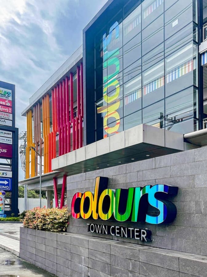 Vibrant office space in Colours Town Center, perfect for dynamic workplace needs.