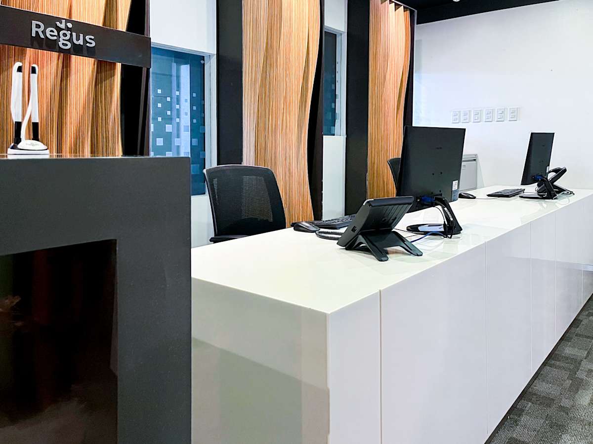 Sleek, modern coworking area with ergonomic chairs and advanced workstations in Estrella, Metro Manila.