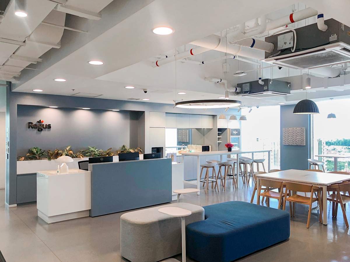 Bright coworking space on Osmena Street with modern furnishings and collaborative areas.