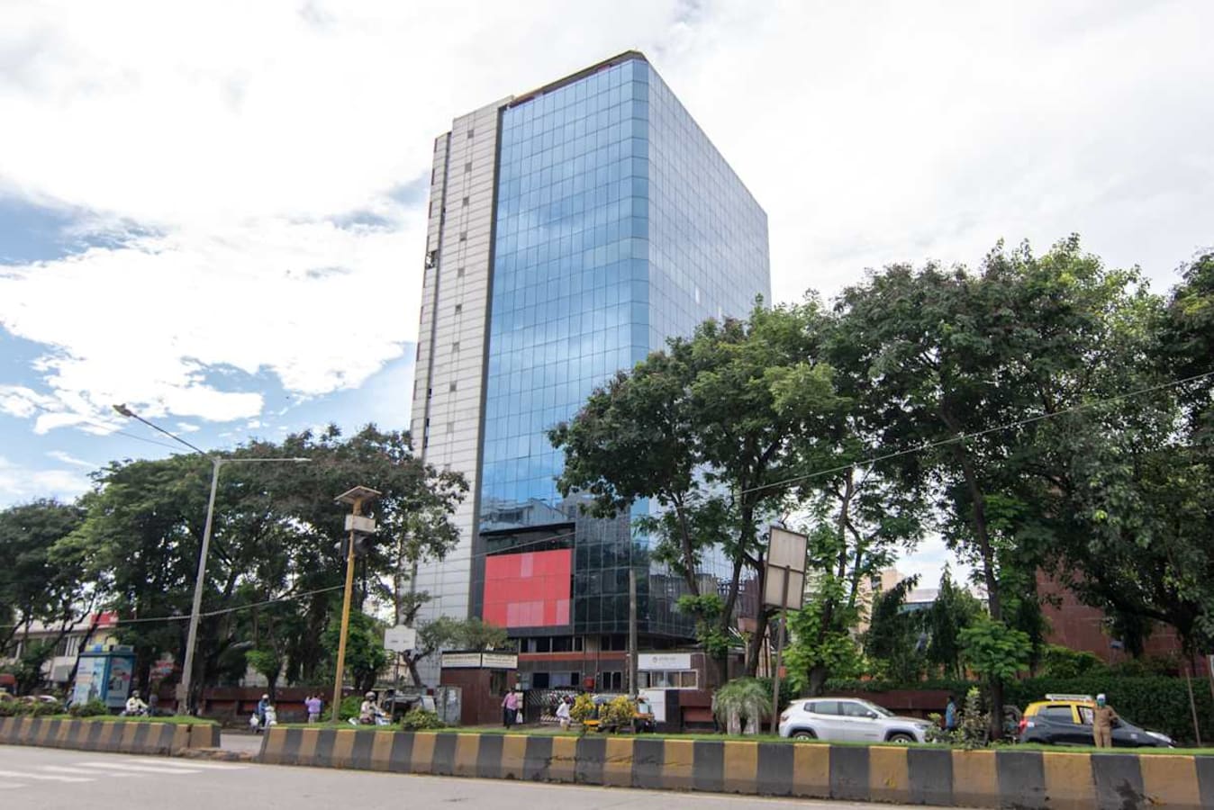 Modern coworking space in Sion-Trombay Road, reflecting sleek architectural design.