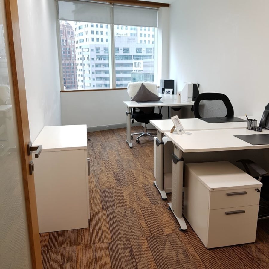 Modern coworking space with city views in Jalan Pinang, Kuala Lumpur. Bright, sleek, and professional.