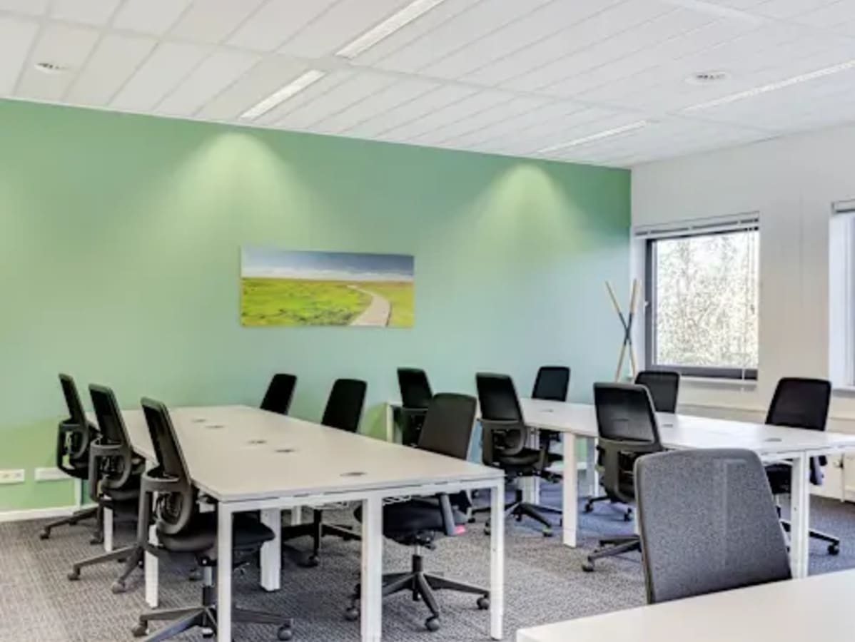 Modern coworking space with ergonomic chairs and abundant natural light in Western Bicutan.