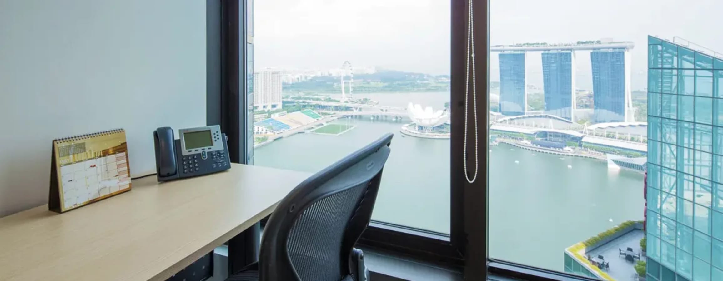 Flexible workspace with stunning marina views. Ideal for productivity and inspiration.