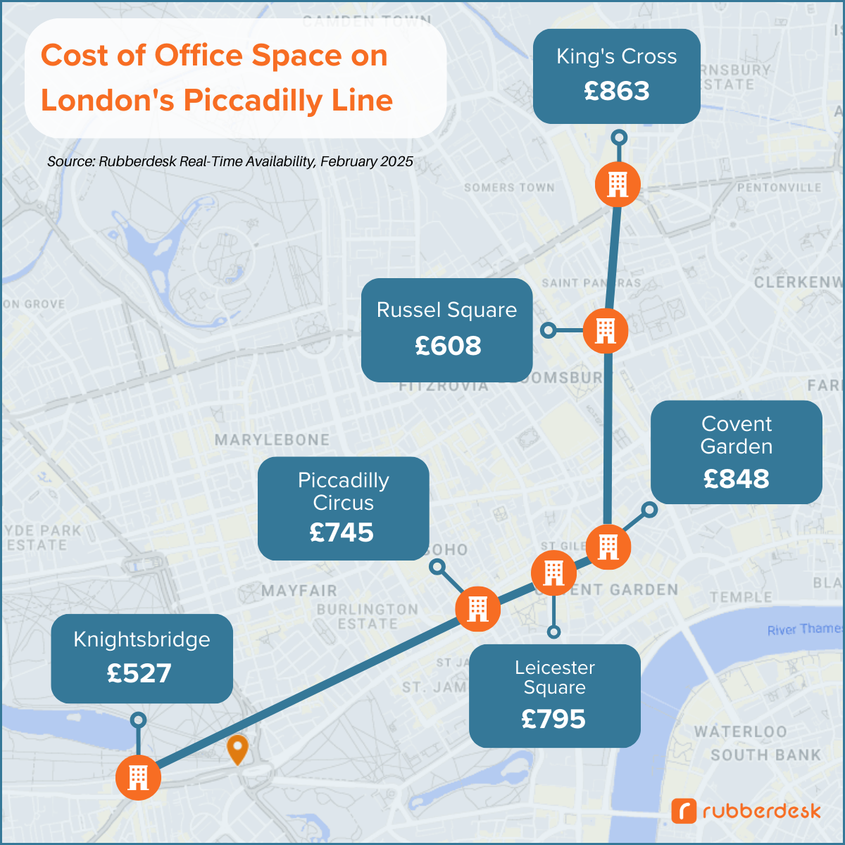 London Piccadilly Line Price Guide February 2025