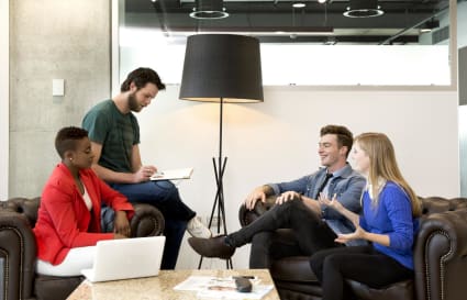 Collaborative 4 person external workspace