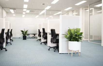 View of desks