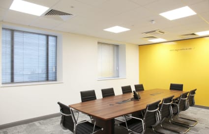 Large communal board room.