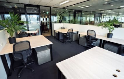8-person office with stunning views across Melbourne CBD