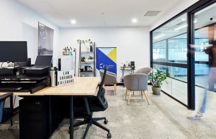 Private Office for up to 16 people with natural light