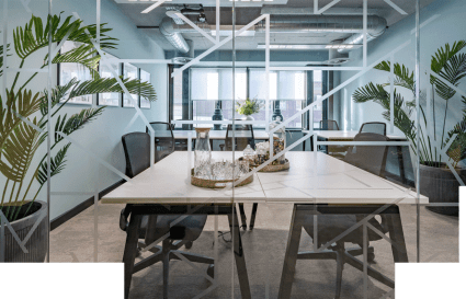 10 Person Fixed Desk in Richmond