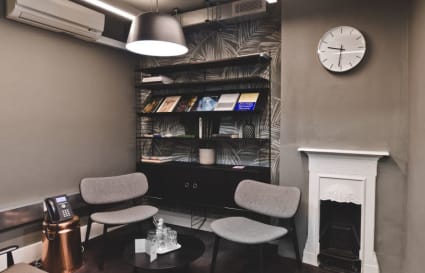 2 Person External Private Office | 109 Sq. Ft. 