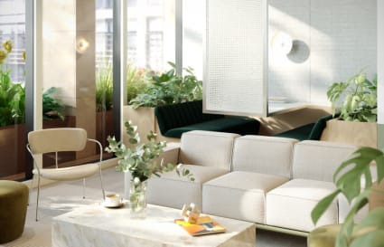 98 Person Private Office with 6 Meeting Rooms