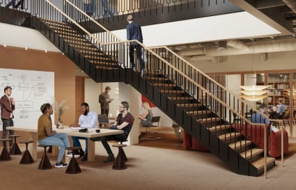 36 Person Private Office with Phone Booth | 1,667 sq ft