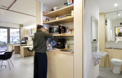 Shared kitchen and WC with Shower 