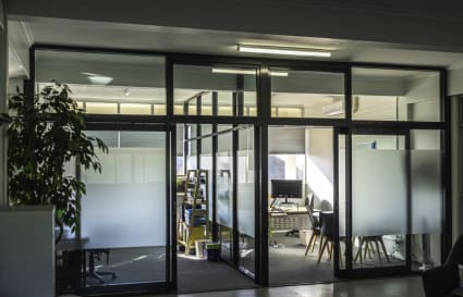 Office #1 on right, Office #2 on left