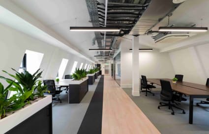 Managed Office for up to 34 People with 2 Meeting Rooms & Phone Booth | 2,509 Sq. Ft. 