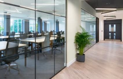 60 Person Self Contained Office with 6 Meeting Rooms, Kitchen & Breakout  | 6,400 Sq. Ft.