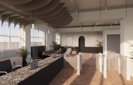 58 Person Managed Office with 2 Meeting Rooms, 2 Phone Booths & Private Kitchen