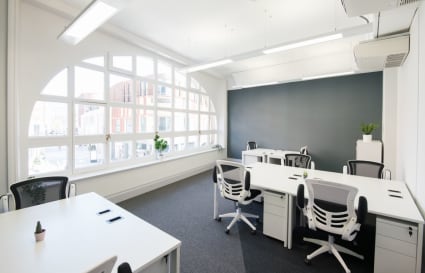 12 Desk Office Available