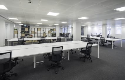 54 Person Managed Office with 4 Meeting Rooms in London | 5,688 sq ft