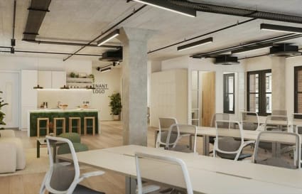 24 Person Managed Office with Meeting Room in London | 1,915 Sq. Ft.