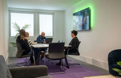 Open Plan 26 Person Office with Internal Executive Room | 1,500 Sq. Ft.