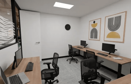 Suite 7 - 14.2 sqm | Internal Private Office for up to 4 People      