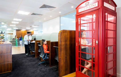 2 Desk Office with Natural Light