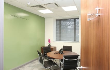 small communal meeting room