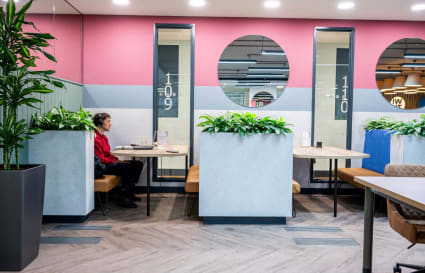 Private Office for up to 22 People with Balcony