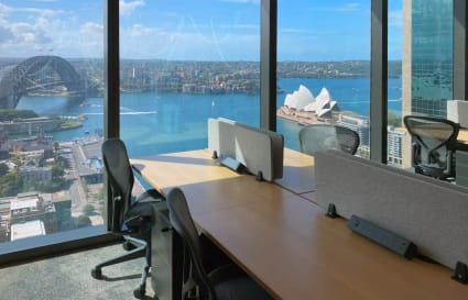 Private Office for up to 13 People with 4Pax Meeting Room & Harbour Views