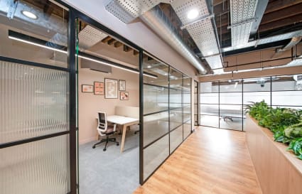 6 Person Window Office