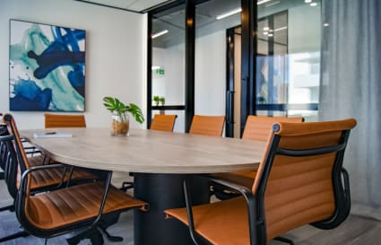 12 Person Large Window Private Office 