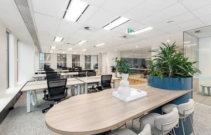 171sqm | 16 Workstation with Meeting Room, Boardroom & Kitchen/Breakout 
