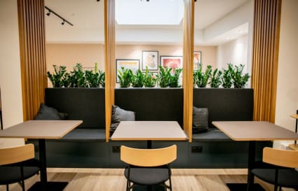8 Person External Private Office in Midtown with a TV | 241 Sq. Ft.