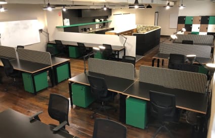 150 sqm of Open Plan Office for up to 26x with spacious dedicated kitchenette