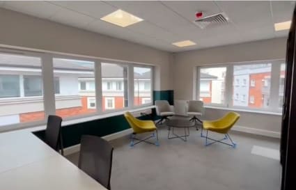18-20 Person Private Office with Meeting Rooms, Kitchenette & Private Shower | 1,500 Sq. Ft.