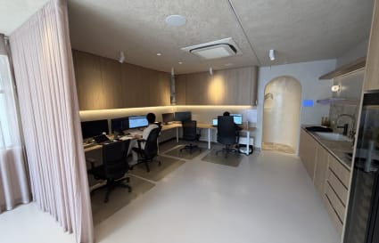 Coworking Desk with Studio Office.
