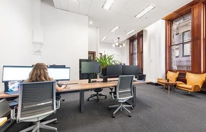 95sqm | 10 Workstations Prime Corner Suite with High Ceilings and 8-person Boardroom