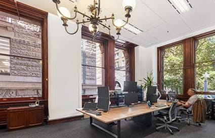 95sqm | 10 Workstations Prime Corner Suite with High Ceilings and 8-person Boardroom