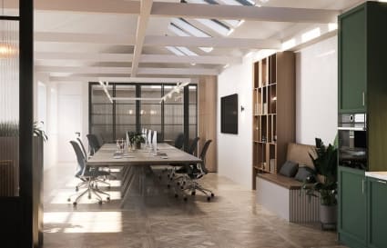 50 Person Managed Office with 3 Meeting Rooms, Internal Office and Breakout Space | 5,363 sq ft