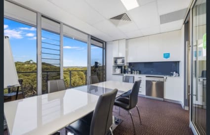 Meeting room facing the Garigal National Park