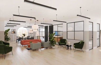 48 Person Managed Office with 4 Meeting Rooms and 3 Phone Booth | 4,413 Sq. Ft.